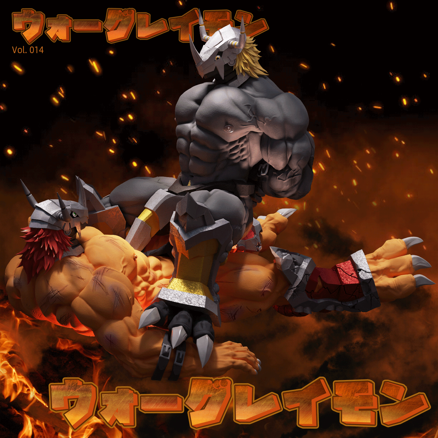 Shibadon Studio - Black WarGreymon [PRE-ORDER CLOSED]
