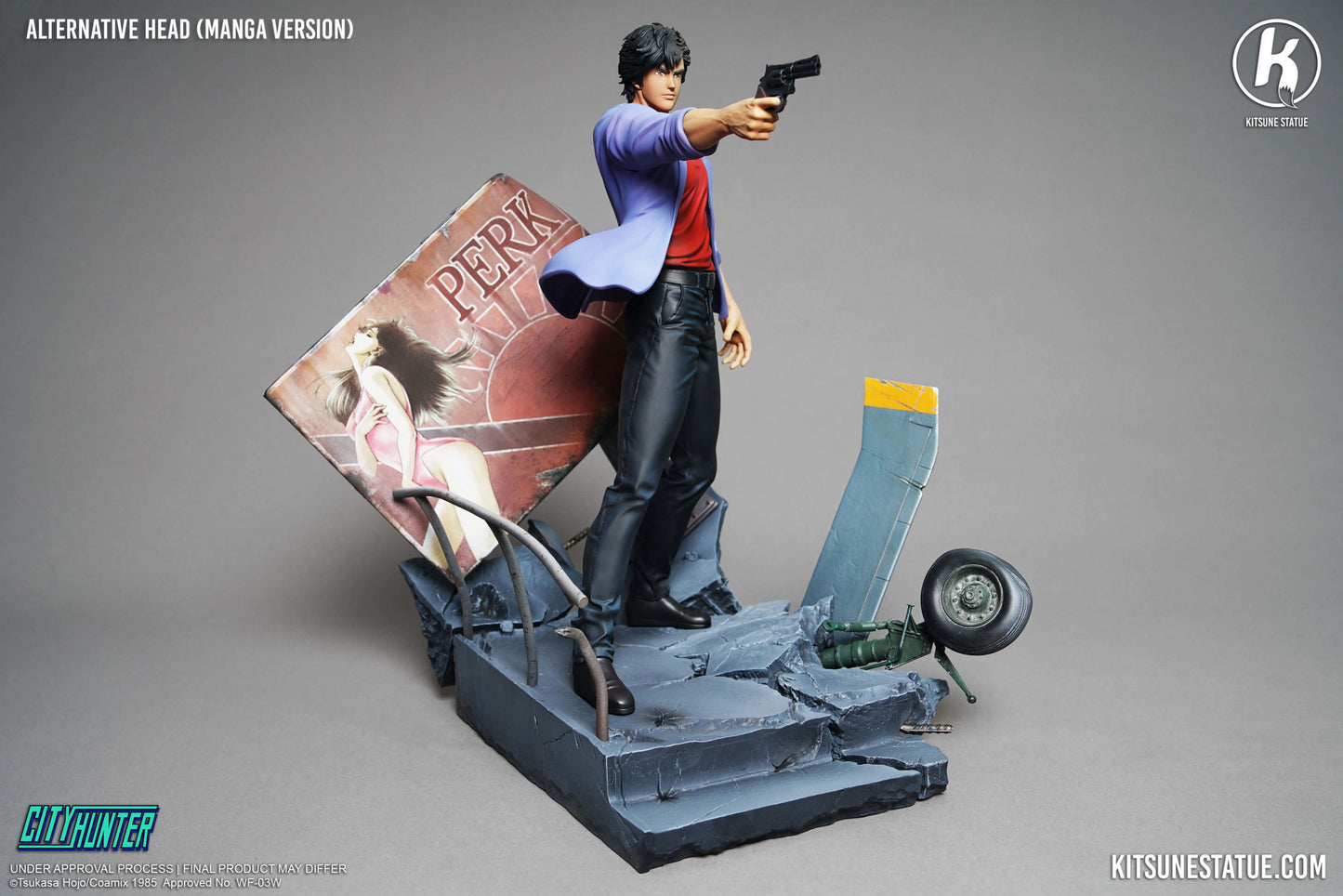 Kitsune Statue - City Hunter Ryo Saeba (Licensed) [PRE-ORDER CLOSED]