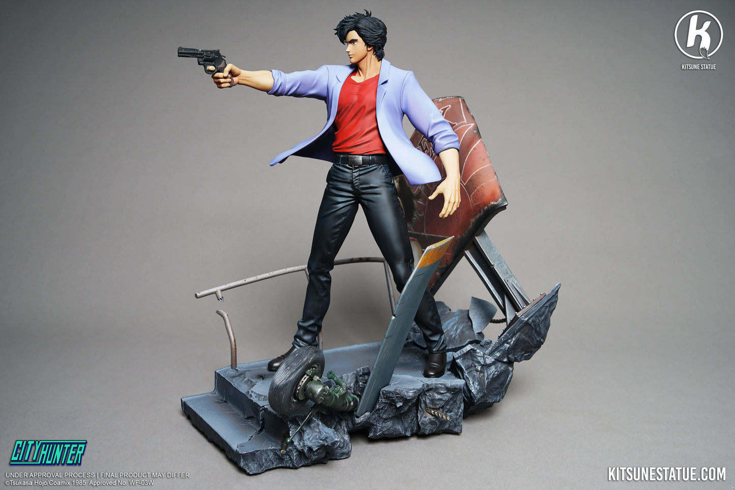 Kitsune Statue - City Hunter Ryo Saeba (Licensed) [PRE-ORDER CLOSED]