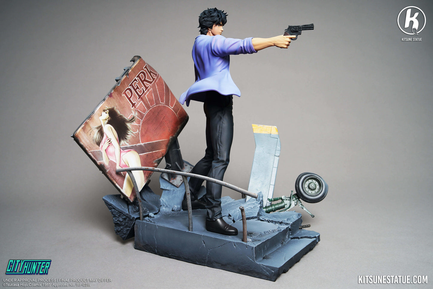 Kitsune Statue - City Hunter Ryo Saeba (Licensed) [PRE-ORDER CLOSED]