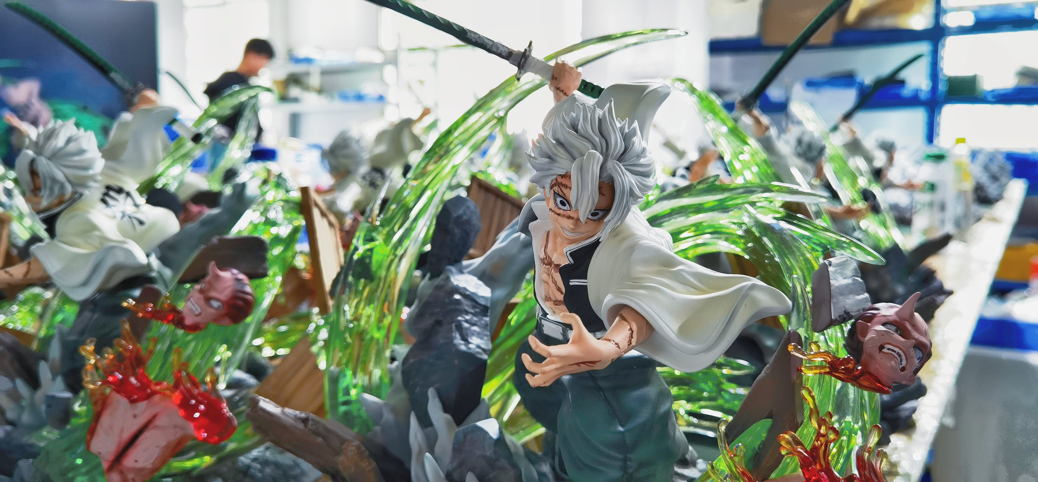 柱間 jianke Studio Jianke Studio Demon Slayer Shinazugawa Sanemi Collectible Resin